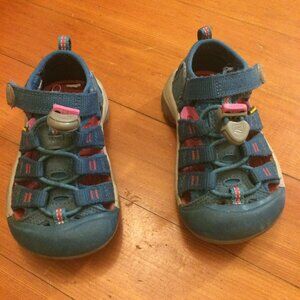 Keen Kids Blue and Pink Sandals